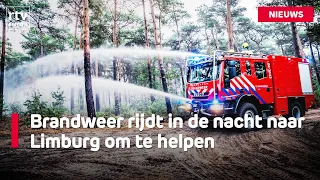 Drenthe firefighters assist in extinguishing Limburg wildfire