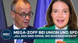 DEUTSCHLAND: Rente, Steuern, Mieten! Heftiger Streit bei Union und SPD! Was macht Merz?