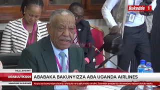 ulira Uganda Airlines ategeezezza akakiiko ka palamenti aka COSASE nti enyonyi bbiri zikwamye