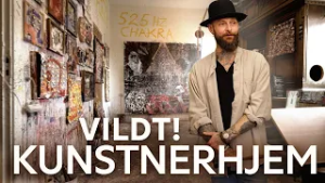 VILDT kunstnerhjem! Du gætter ikke, hvad der gemmer sig her!