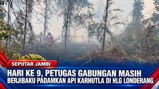 DAY 9, JOINT TASK FORCE CONTINUES TO BATTLE FOREST AND LAND FIRE IN LONDERANG PROTECTED PEAT FOREST