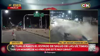 Actualizan estado de víctimas de Pedrozo