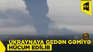 Ukraynaya gedən gəmi Rumıniya sahillərində hücuma məruz qalıb