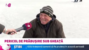 Pericol de prăbușire sub gheață: Autoritățile avertizează, în timp ce pescarii continuă să iasă