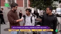 Un joven afirma a Isma Juárez que el Gobierno de Ayuso ha comprado un "polideportivo" -El Intermedio