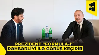 Prezident İlham Əliyev Beynəlxalq Avtomobil Federasiyasının prezidenti ilə görüşüb