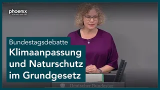Bundestag, 96. Sitzung: Debatte um Klimaanpassung und Naturschutz | 24.09.26