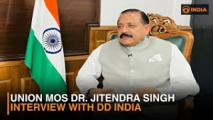 Union Minister of State Dr. Jitendra Singh speaks with DD India