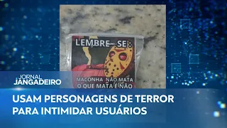 TRAFICANTES USAM PERSONAGENS DE FILMES EM BILHETES PARA AMEAÇAR CLIENTES EM FORTALEZA