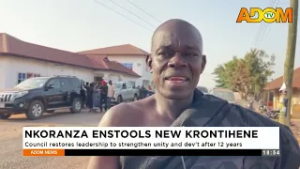 Nkoranza Enstool Krontihene: Council restores leadership to strengthen unity and dev't after 12years