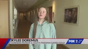Paralympian gets new leg at Shriners Children's Hospital