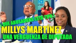 Roberto Tineo lashes out at Congresswoman Millys Martínez WHAT A DISGRACE OF A CONGRESSWOMAN!