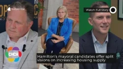 Hamilton’s mayoral candidates offer split visions on increasing housing supply