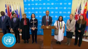 Women, Peace and Security: Signatories on Syria - Media Stakeout | United Nations