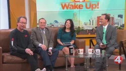 Mike McQueen joins Wake Up! for Mike Cejka's last day