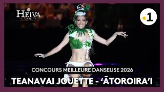 Heiva 2026 : Teanavai Jouette, meilleure danseuse ‘Ātoroira’i