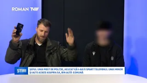 Șeful unui post de poliție, acuzat că i-ar fi spart telefonul unui minor