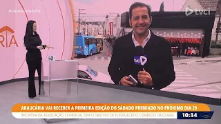 ARAUCÁRIA TO HOST THE FIRST EDITION OF THE PRIZE SATURDAY ON THE 29TH.