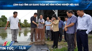 LÃNH ĐẠO TỈNH AN GIANG THĂM MÔ HÌNH NÔNG NGHIỆP HIỆU QUẢ