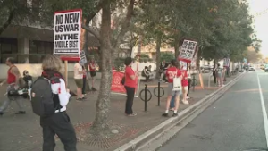 Local protest response over U.S. and Israeli airstrikes in Iran