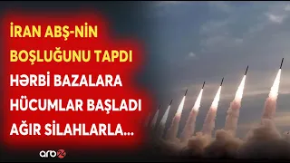 İran ABŞ-ni "ürəyindən" vurdu: Hərbi bazalara AĞIR ZƏRBƏ ENDİRİLDİ - Ağır raketlər işə düşdü