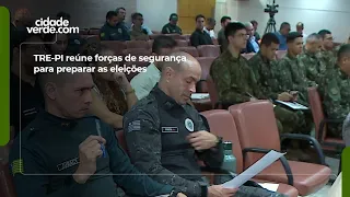 TRE-PI gathers security forces to prepare for the elections