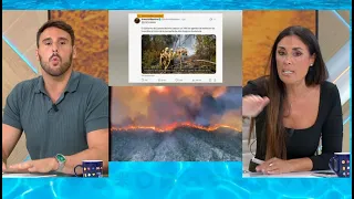Tension between Isabel Rábago and Víctor Gutiérrez over the lack of firefighting resources