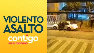 SHOCKING: Thieves carjack vehicle with 4 children and run over woman in Maipú - Contigo en la Mañana