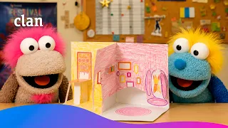 Agus and Lui create a futuristic paper house | Clan TVE
