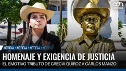 Grecia Quiroz honors the memory of Carlos Manzo and demands his murder be solved
