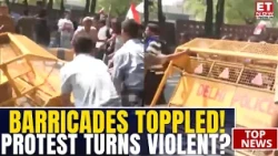 CJP Protest Live Updates: SFI Protesters Topple Police Barricades Over CEC Gyanesh Kumar Row