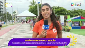 Risco de temporal leva ao cancelamento de shows no Espaço Verão Interativo da TVCI