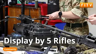 5 Rifles Showacse Military Hardware at Falklands Charity Event