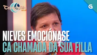 Nieves escoita EMOCIONADA a chamada da súa FILLA maior | EN COMPAÑIA DE LOLI