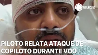 Piloto relata ataque de copiloto durante voo em Israel