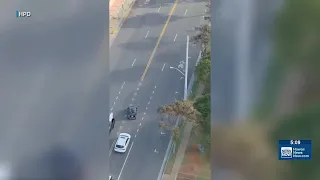 HPD releases footage of first drone-assisted arrest