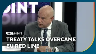 Treaty talks overcame EU red line of exclusive Schengen checks on arrivals, Michael Llamas reveals