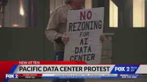 Pacific closed-door data center meeting met with protest