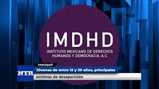 Young people between 15 and 39, the main victims of disappearance