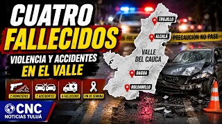 🚨 Weekend leaves four dead in Valle