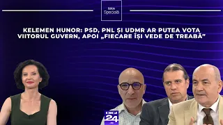 Kelemen Hunor: PSD, PNL și UDMR ar putea vota viitorul guvern, apoi „fiecare își vede de treabă”
