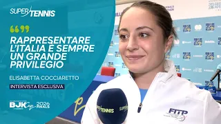 Exclusive interview with Elisabetta Cocciaretto ahead of the Billie Jean King Cup Finals