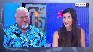 Moetai Brotherson, invité du journal de TNTV