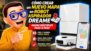 How to CREATE a NEW MAP on DREAME Robot Vacuum 🗺️ | MULTIPLE MAPS Step by Step