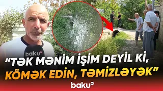 "Qaldım qışqıra-qışqıra, buradan keçmək olar?!" | Əhali bezdi | “Çaqqallar yığışır burada” - Baku TV