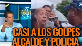 ¡TREMENDO REBÚ EN BONAO! Alcalde y policía casi se van A LOS PUÑOS