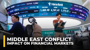 Oil prices rise, stock markets fall for a second day amid US-Israeli conflict with Iran
