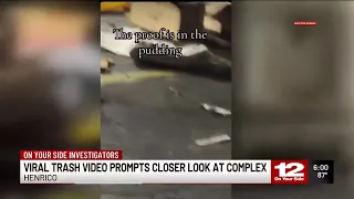 Viral video shows trash piling up at Henrico apartment complex