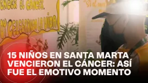 15 niños vencen el cáncer y hacen sonar la campana en la Clínica Mar Caribe