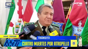 Cuatro personas fueron atropelladas en Potosí; el hecho es investigado